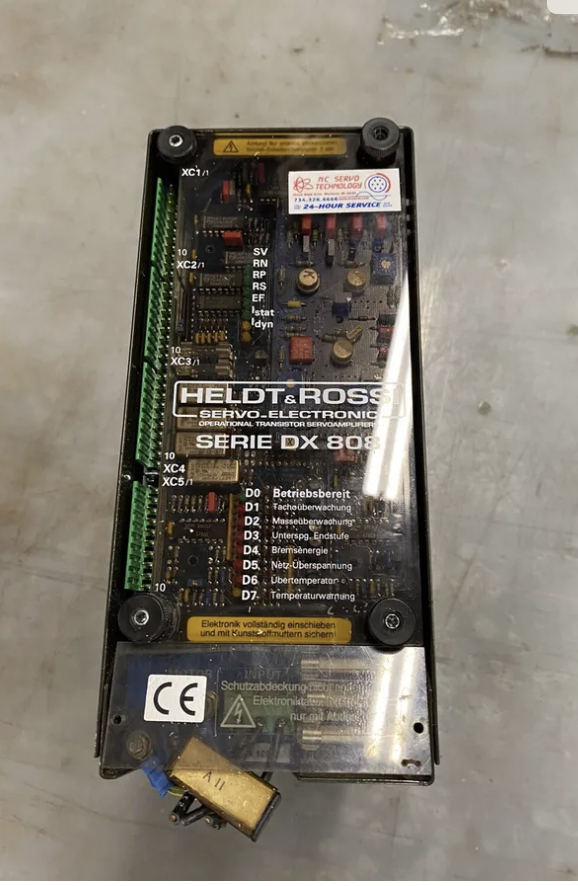 Heldt & Rossi DX808 Servo Drive Amplifier | Tartan American Machinery Corp.