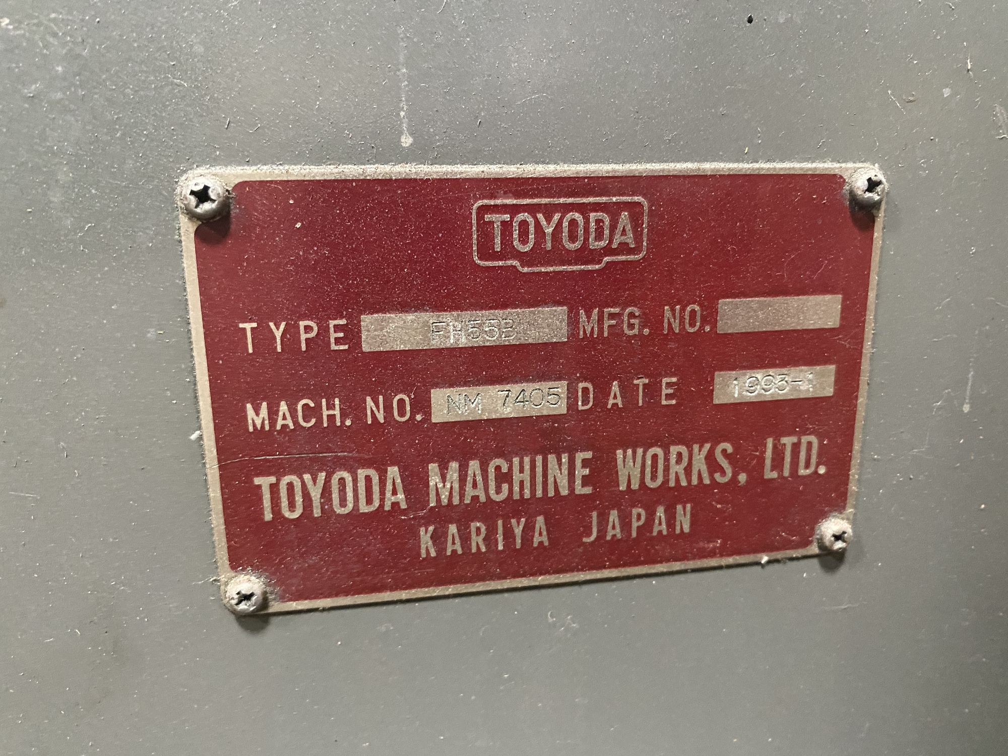 1993 GE FANUC 15m CNC Panel From Toyoda FH558 HMC | Tartan American Machinery Corp.