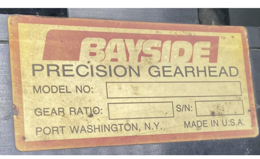 INDRAMAT Brushless Servo drive Brushless Servo Drive and Bayside Precision Gearhead | Tartan American Machinery Corp.