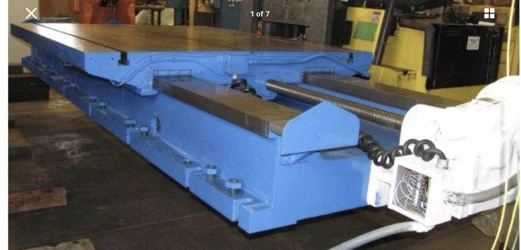 GIDDINGS & LEWIS 72” Heavy Duty Motorized Linear Slideway Unit | Tartan American Machinery Corp.