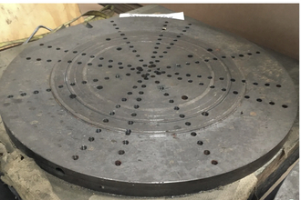 26” Steel Face Plate Face Plate Used 26” Diameter Steel Face Plate Drilled and Tapped | Tartan American Machinery Corp. (3)